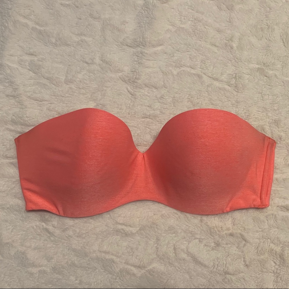 PINK Strapless Bra. Size 36D